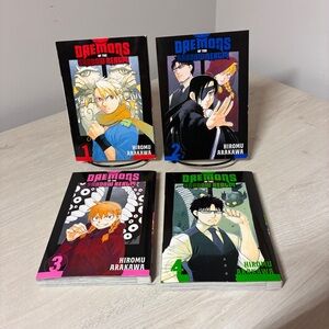 Daemons Of The Shadow Realm Manga Vol 1-4 Set Dark Fantasy Action PB Books Set